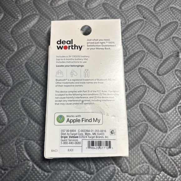 Deal Worthy Target Item Locator Key Chain Ring For Apple Devices Find My NEW - Picture 2 of 2